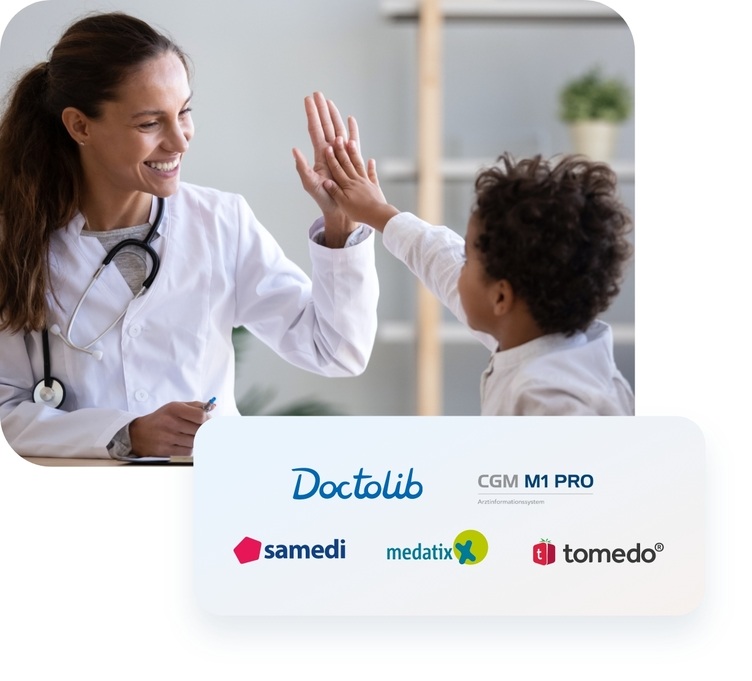 BSAG24 & doctolib<br> - Terminvereinbarung ganz easy